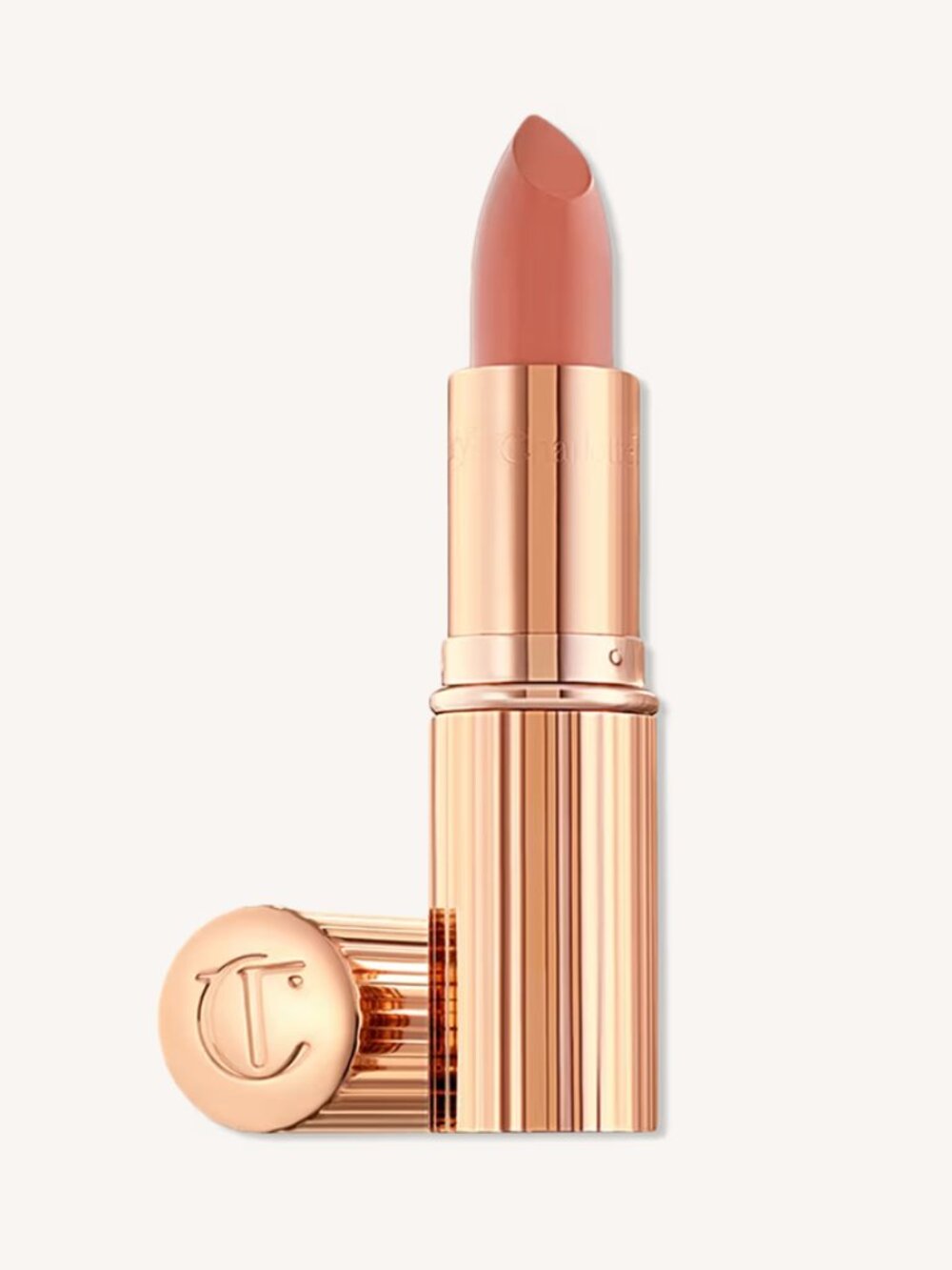 Charlotte Tilbury K.I.S.S.I.N.G Satin Shine Lipstick - B-tch Perfect peachy pink